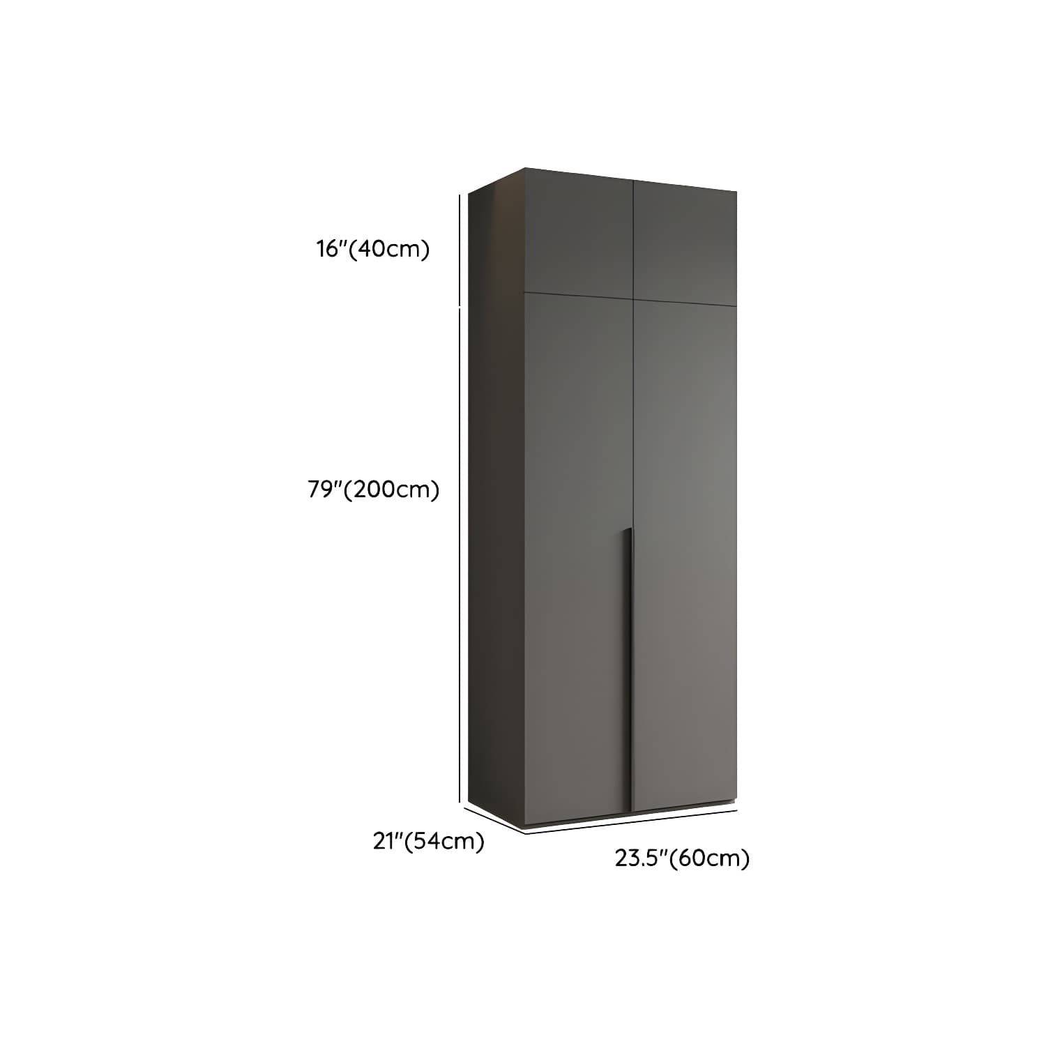 Modern Light Gray Wardrobe Closet Timber Soft Close Drawer Soft Close Door Interior Shelves thumbnail 25