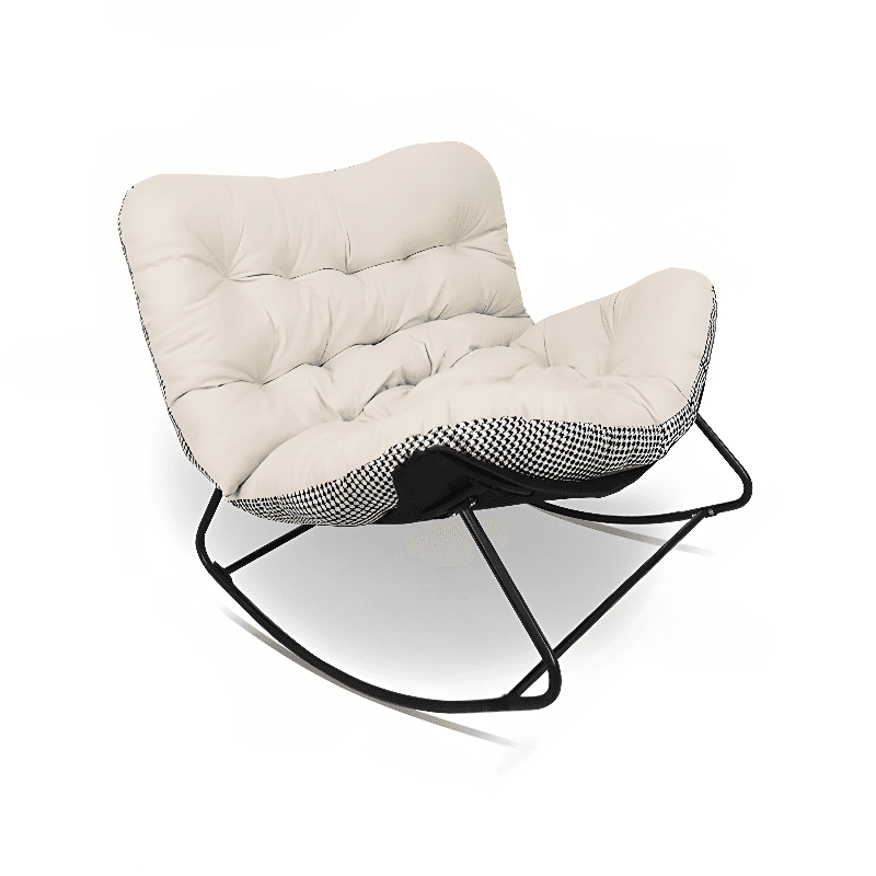 2 Person Rocking Chair Couch with Rear Back and Stationary thumbnail 10