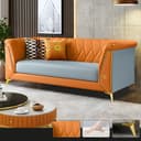 Color Mint Green/Orange