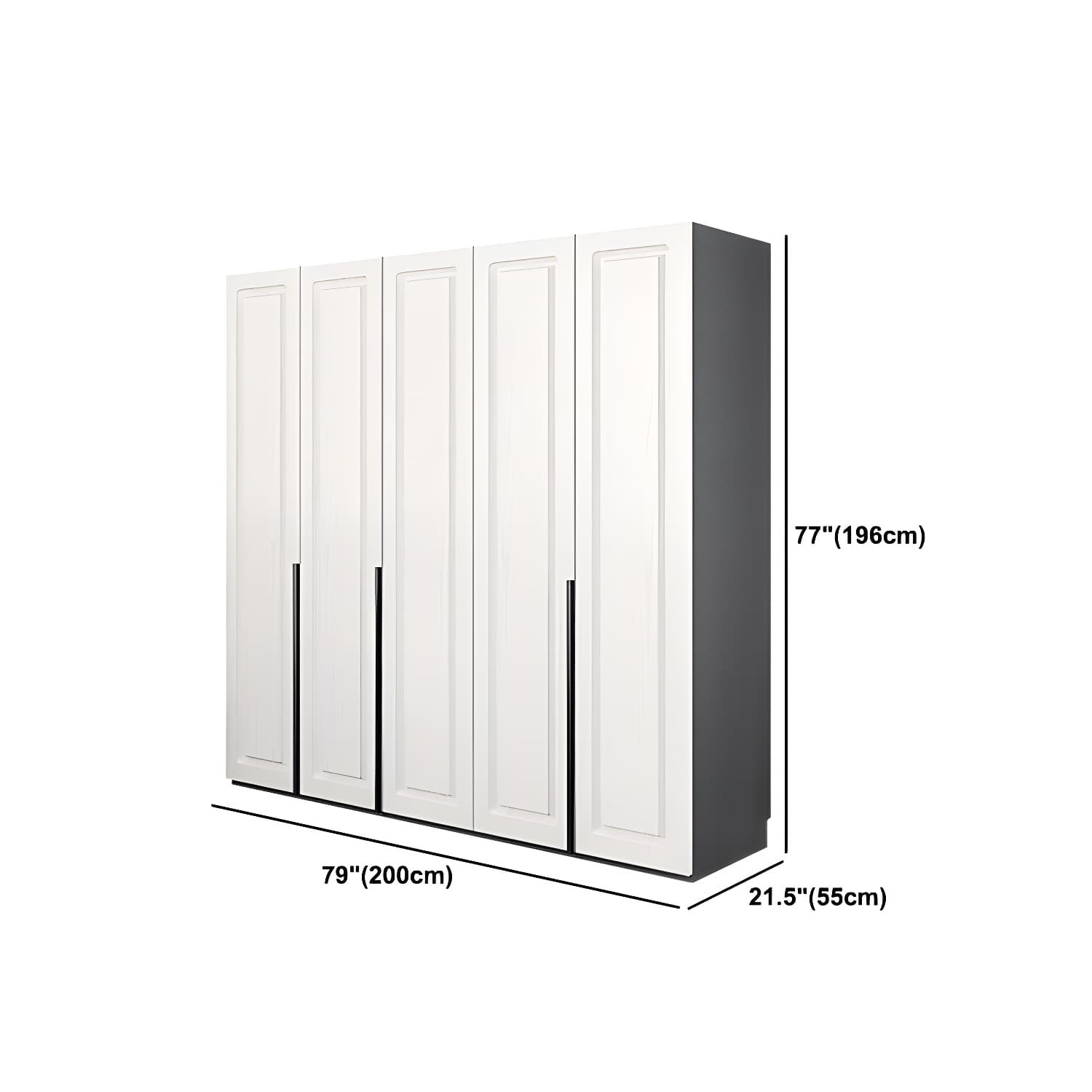 Modern Style Wooden Wardrobe Soft Close Door Wardrobe Closet with Drawer thumbnail 22