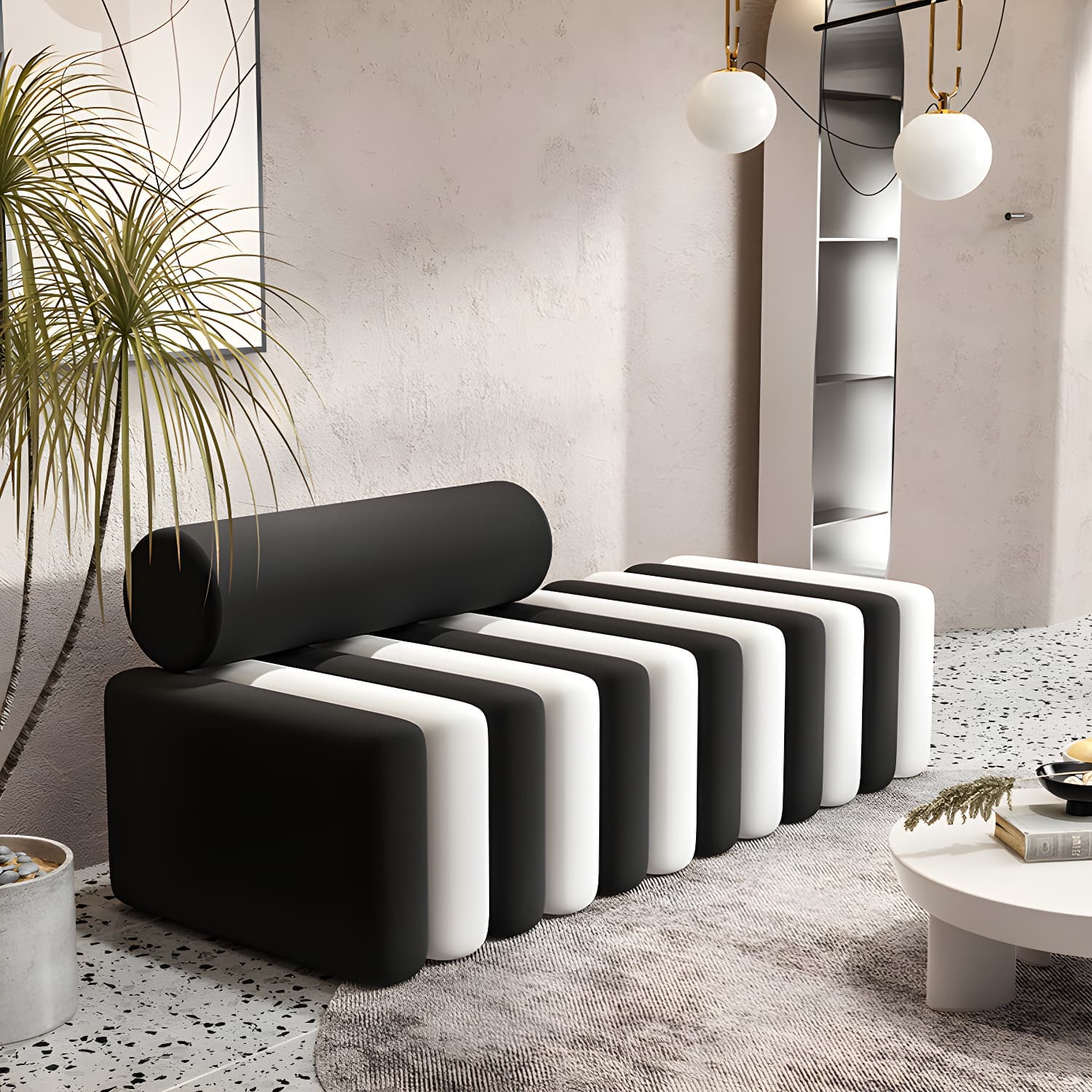 Velvet Contemporary Standard Sofa Armless Sofa for Living Room, Apartment thumbnail 20