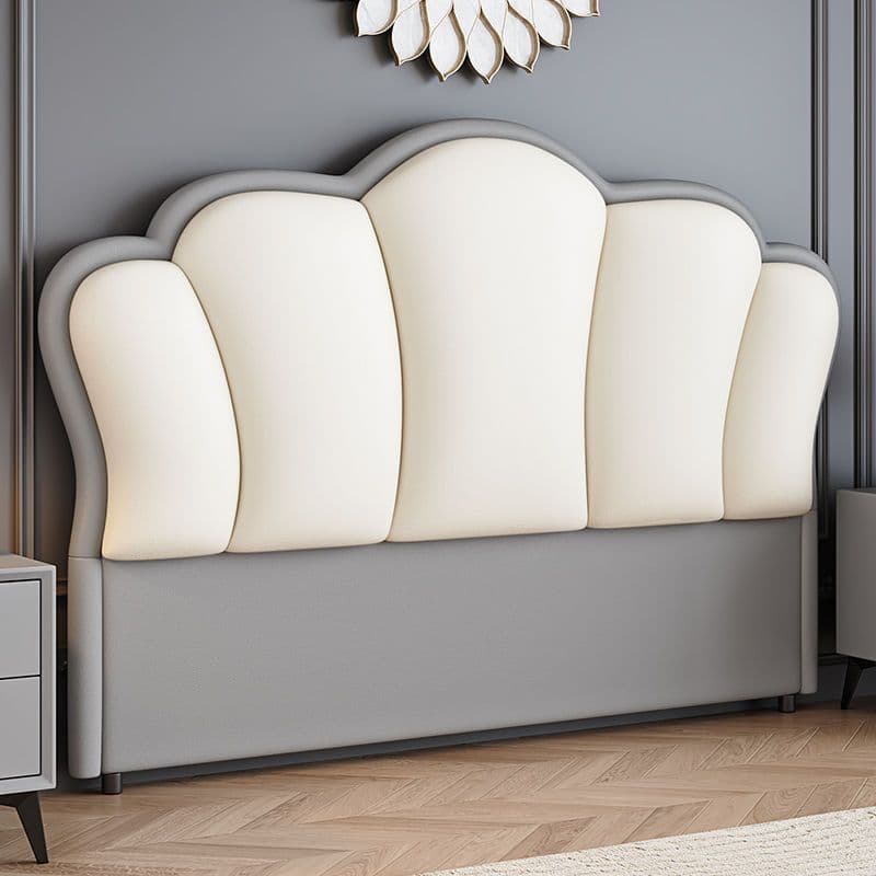 Modish Style Timber Panel Headboard for Queen/Full/Twin XL Bed with No Distressing, Sponge Upholstery Fill, Free-standing Standard Installation, and Standard Height thumbnail 5