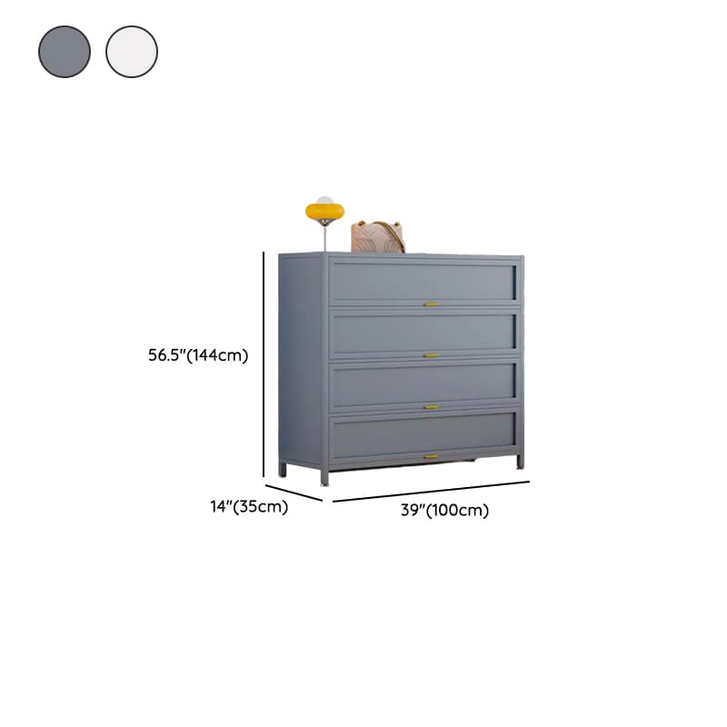 Casual Iron Desk Combo Dresser with Multiple Cabinets and Interior Shelves Options thumbnail 16