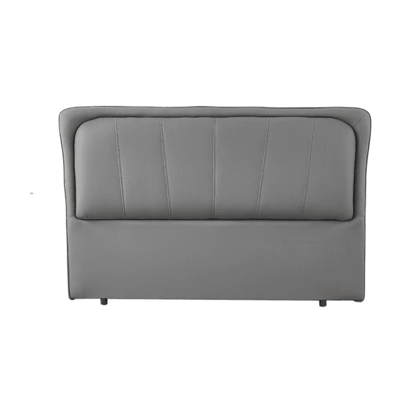 Free-standing Standard Standard（36-55“） Rectangle Full(54"W x 75"L) Panel Headboard With Legs, Sponge Filing and Wood Frame thumbnail 4