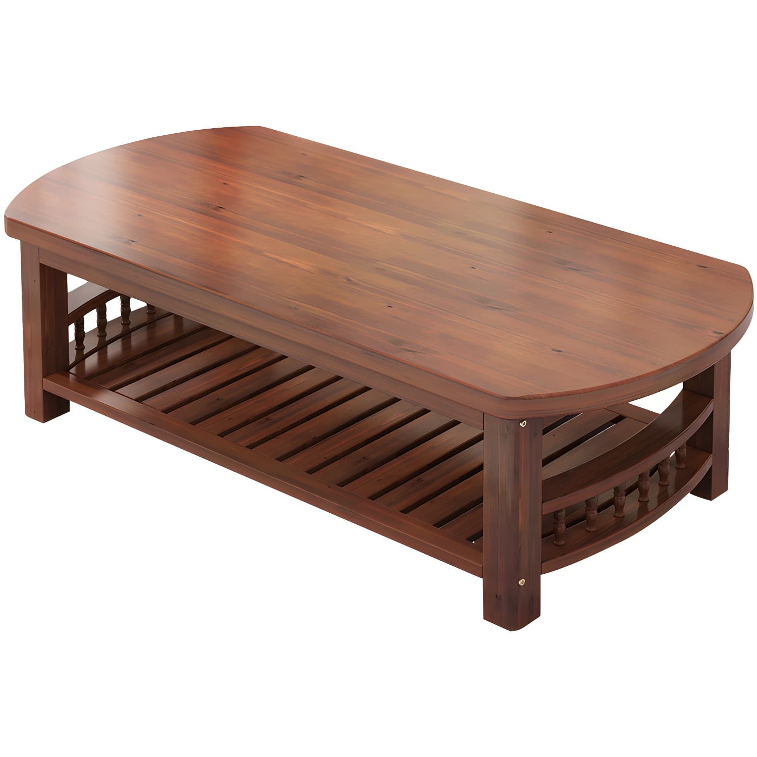 Contemporary Coffee Table Storage Solid Wood Coffee Cocktail Table thumbnail 9