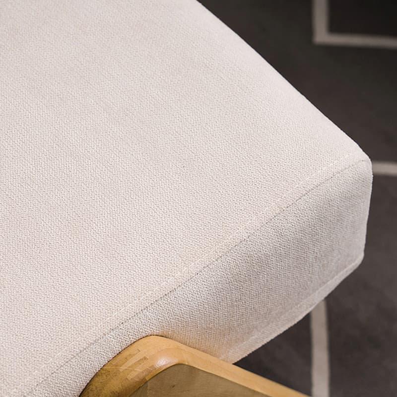 Nordic Natural Cotton Stationary Rocking Couch Chair with Back thumbnail 22