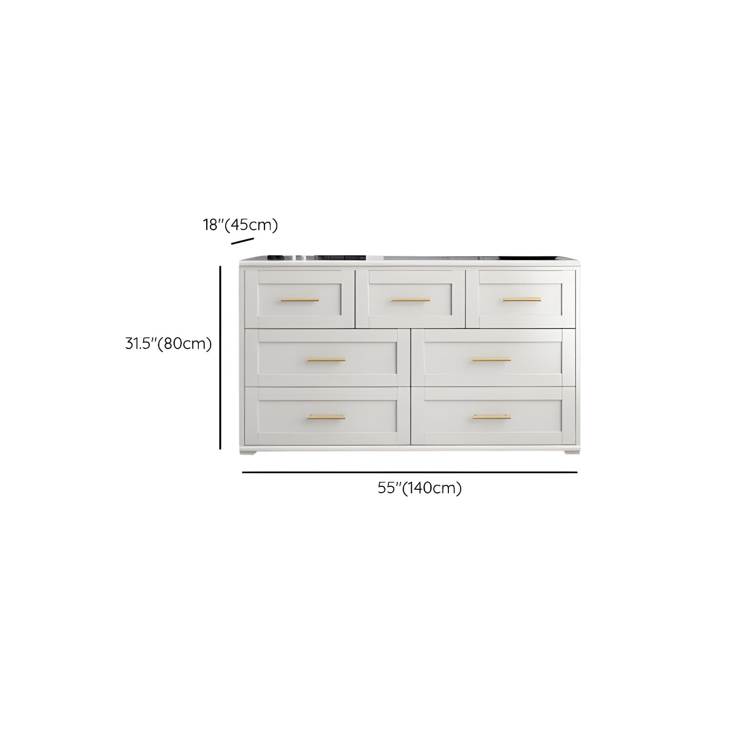 Classic Glam Storage Chest Solid Wood Storage Chest Dresser , 17.55 Inch Width - image 17