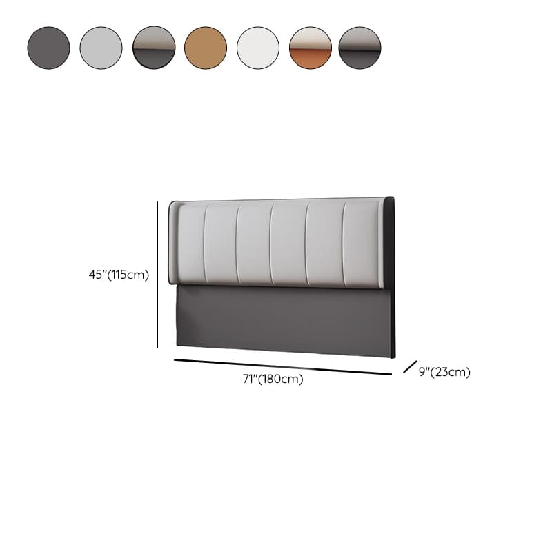 Trendy Panel Headboard in Natural Wood with No Distressing, Rectangle Shape for Twin XL/Full/Queen Bed, Featuring Sponge Upholstery Fill and Standard Height thumbnail 11